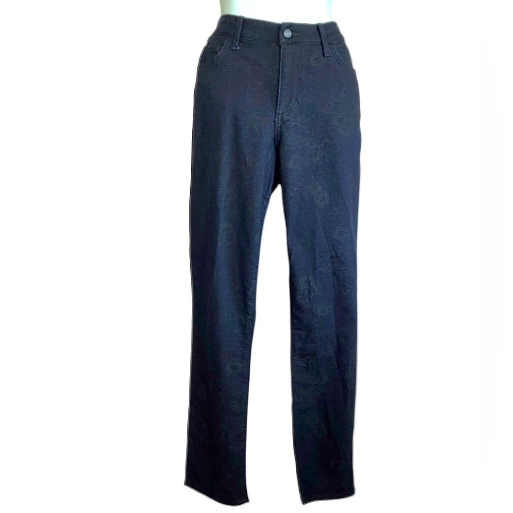 Joe's Jeans, Women's 32, Blue Denim, Skinny, Honeycomb & Roses Pattern. EUC